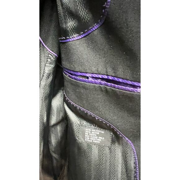 DAVINCI Designed in Italy Soft Check Tri-Blend Tweed Sport Jacket Size 46R - Picture 10 of 14